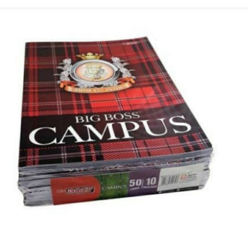 

Buku Tulis Big Boss Campus 50 Sinar Dunia - 50 lembar - 1 pak (10 Buku)