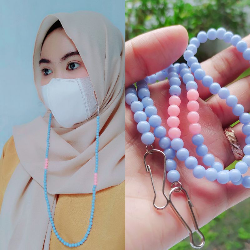Strip Masker/ Kalung Masker/ Tali Masker/ Kalung Mutiara