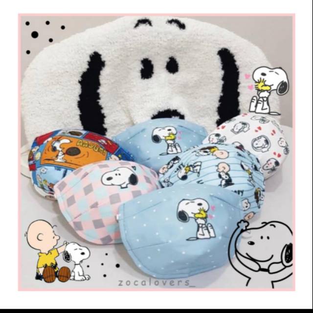 Masker snoopy
