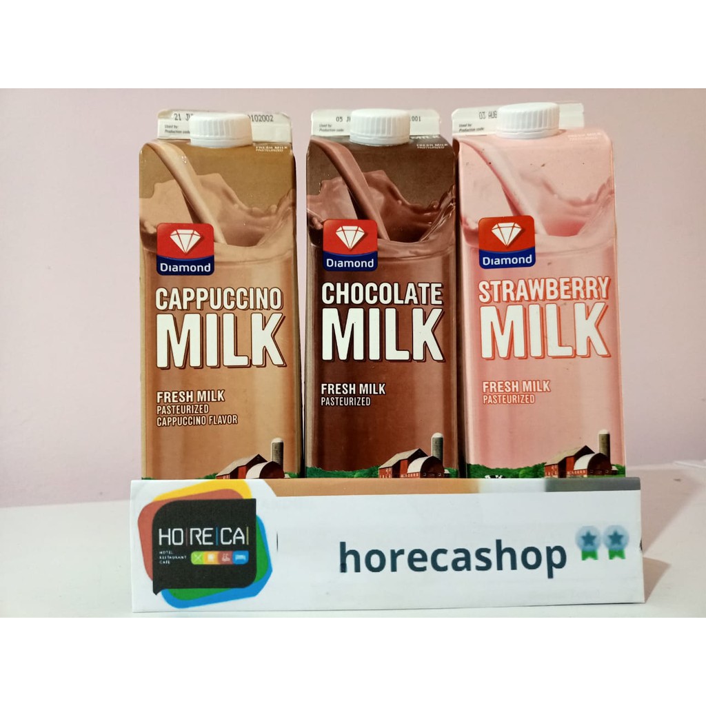

SUSU FRESH MILK RASA COKLAT,STRAWBERY,CAPUCINO ALL VARIANT 1LTR