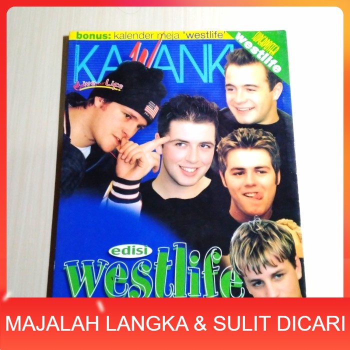 Majalah KAWANKU No.51 Jun 2001 Edisi WESTLIFE Langka