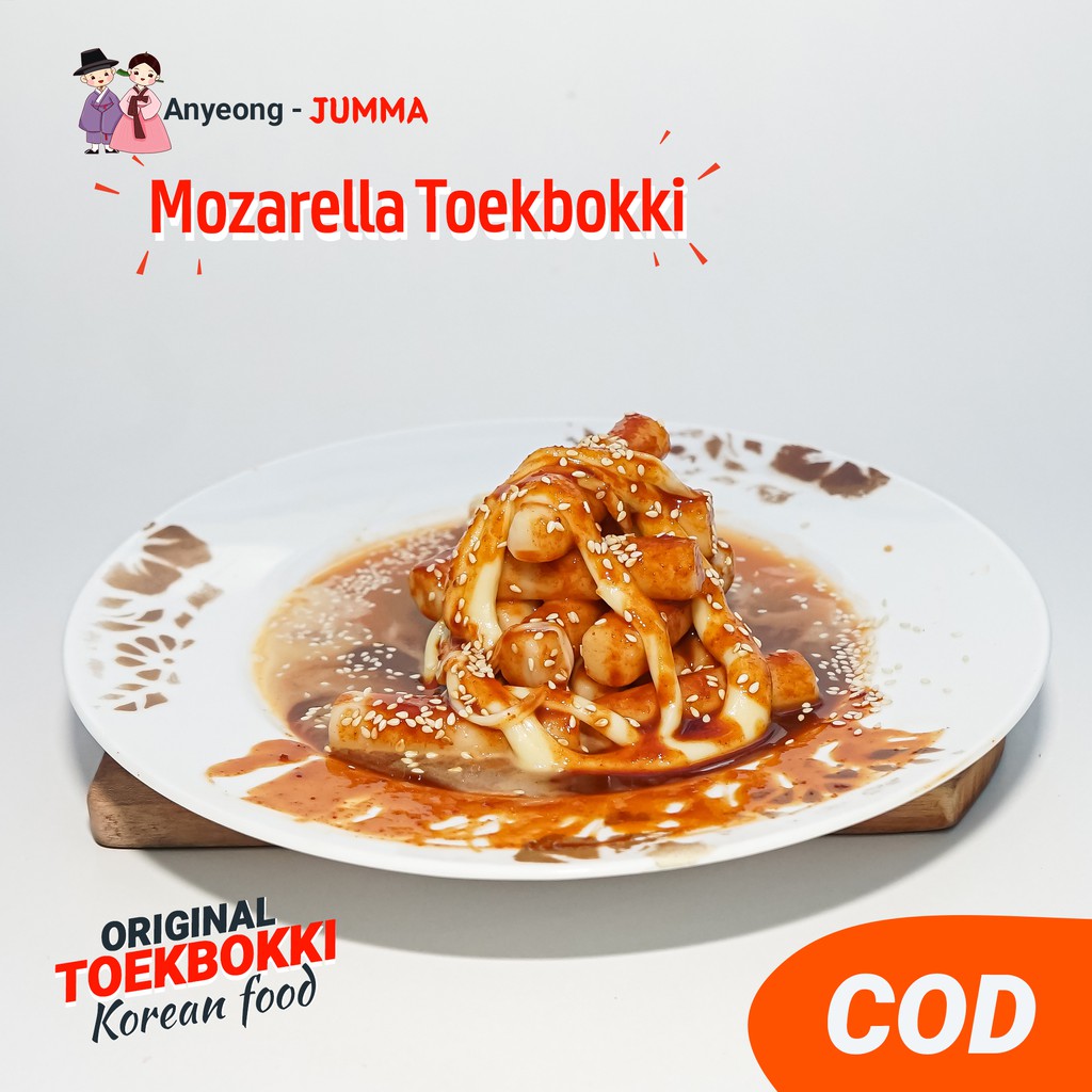 

Tteokbokki Mozzarella Ajumma Toekbokki Topokki Spicy Makanan Korea Topoki Halal Best Seller