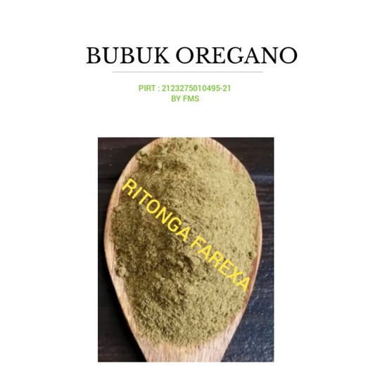 

BUBUK OREGANO 1KG / OREGANO POWDER 1 KG