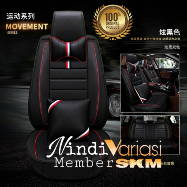 Sarung jok mobil all new rush trd 2019