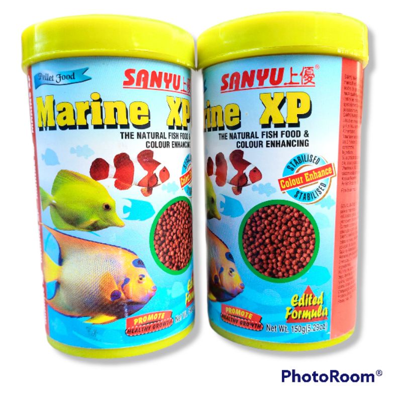 SANYU MARINE XP Pakan Ikan Makanan Ikan Laut 150gr