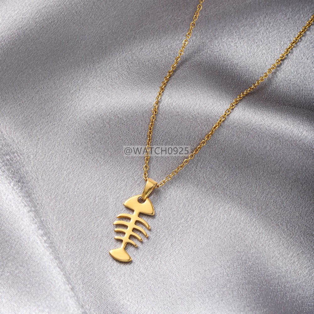 Kalung Liontin Kupu-Kupu Bahan Stainless Steel Untuk Wanita S98