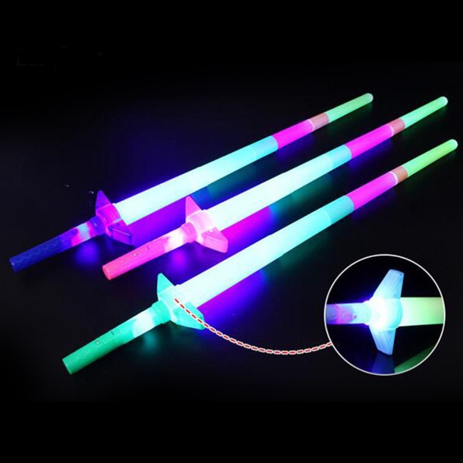 Mainan Anak Laki-laki Pedang Mainan LED - LED Stick Lamp Pedang Stick Lampu laser-Kado Hadiah Mainan Anak usia 4 5 6 7 8 Tahun Mainan Anak Cowok