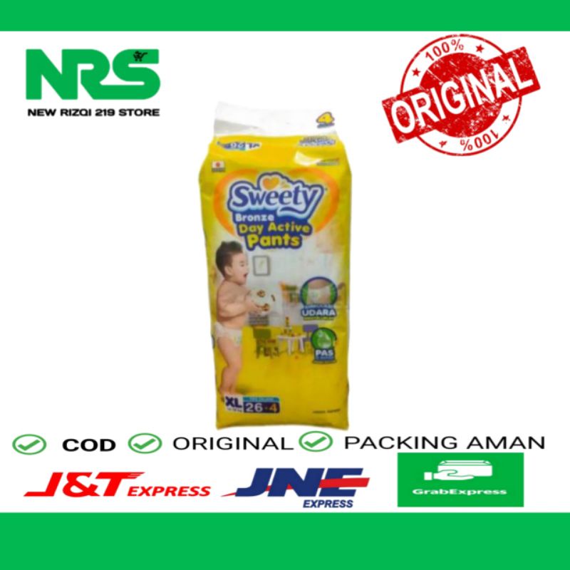 PROMO...., Sweety Bronze Pants XL 26+2 / Pampers Sweety