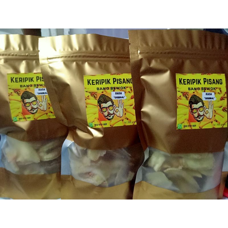 

KERIPIK PISANG KEPOK ORIGINAL 100GRAM MURAH GURIH DAN RENYAH