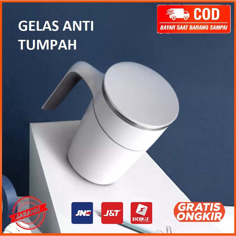 Gelas Stainless Anti Tumpah Suction Cup 470ml