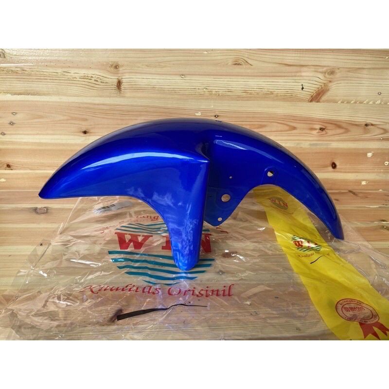SLEBOR SPAKBOR DEPAN NINJA RR MERK WIN WARNA BIRU