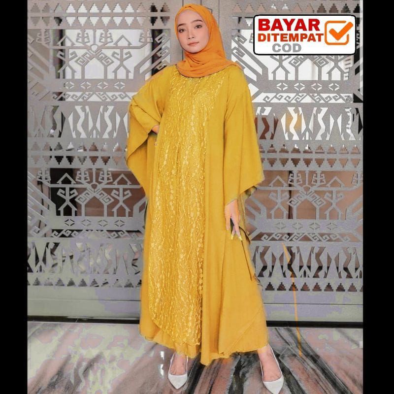 KAFTAN JUMBO / DRESS TULLE / DRESS DUYUNG / TILE MAXI / BRUKAT MAXI / MERMAID DRESS BRUKAT