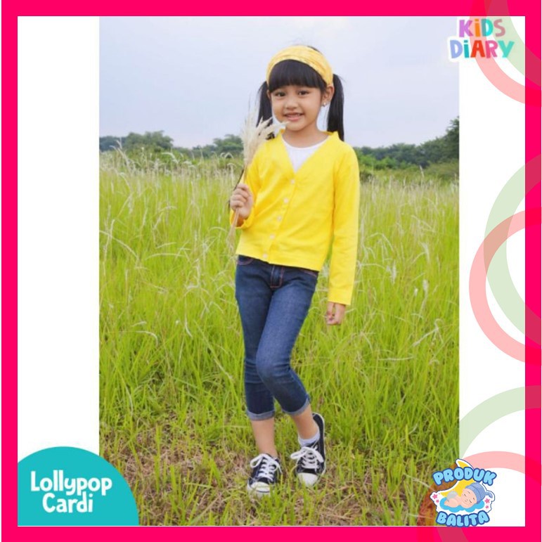 Baju Atasan Anak Anak Perempuan Laki-laki Usia 1-8 Tahun Cardigan Anak Lollipop Cardi By Kakay Kids Murah Terlaris