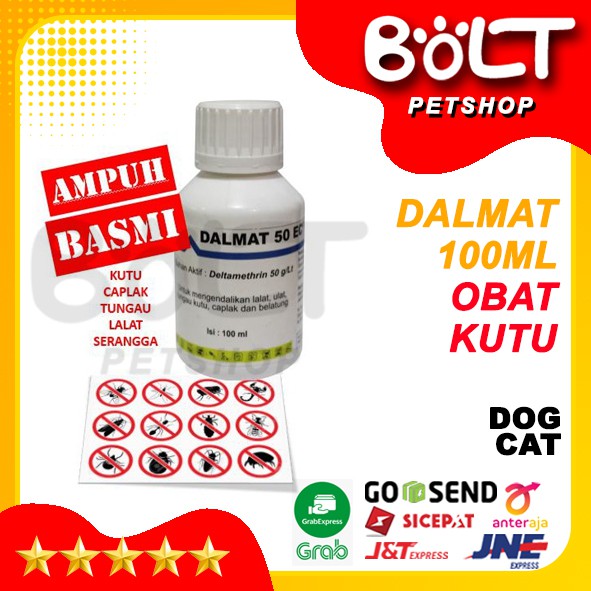 DALMAT Obat Kutu Kucing Obat Kutu Anjing 100ml