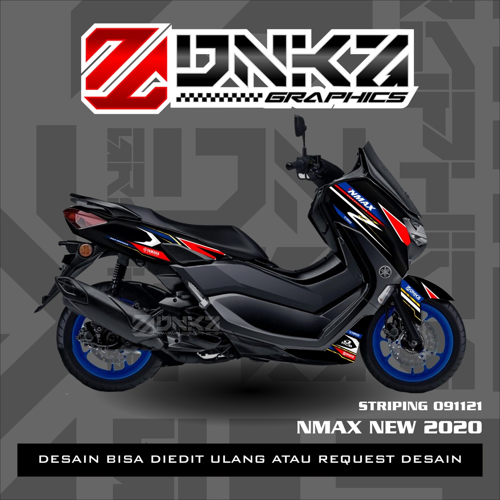 Stiker Nmax 2020 Decal Striping Nmx 2020 Premium Racing ST091121