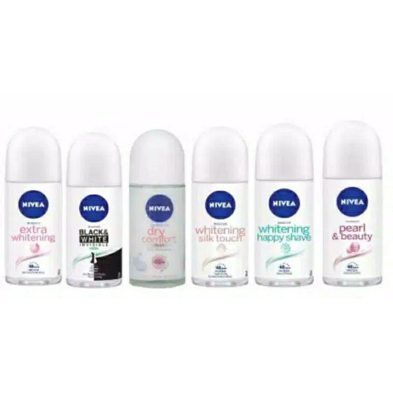 NIVEA Deodorant Roll On - 50ml Extra Whitening