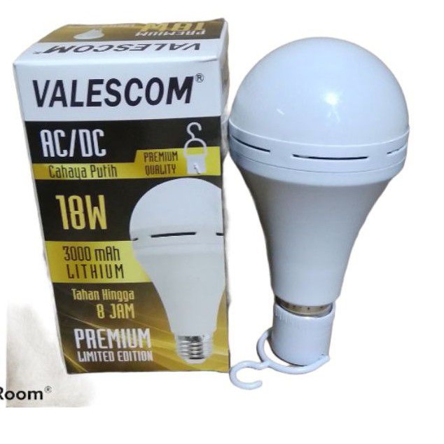 Lampu LED Emergency Valescom Premium 18 Watt /LAMPU VALESCOM 18W AC/DC