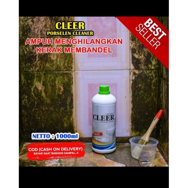 CLEER pembersih kerak keramik/porselen kamar mandi