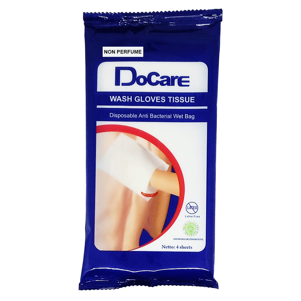 DoCare Wash Gloves 4 sheet Parfume