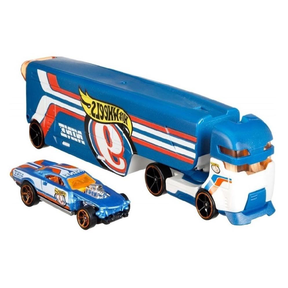 hot wheels truck with trailer