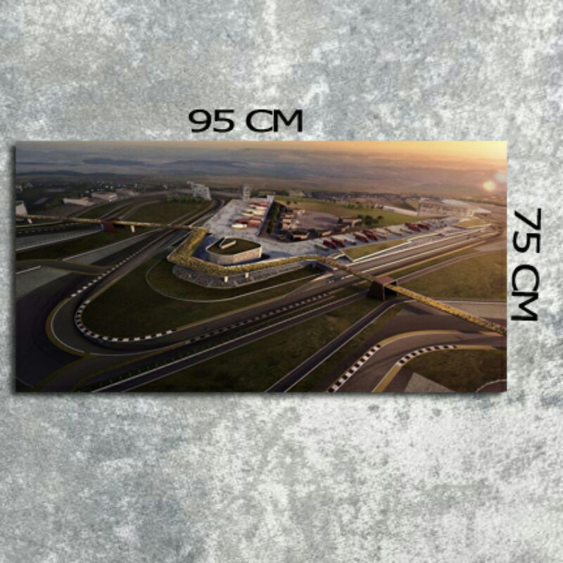 Poster Dinding Sirkuit Balap MotoGP