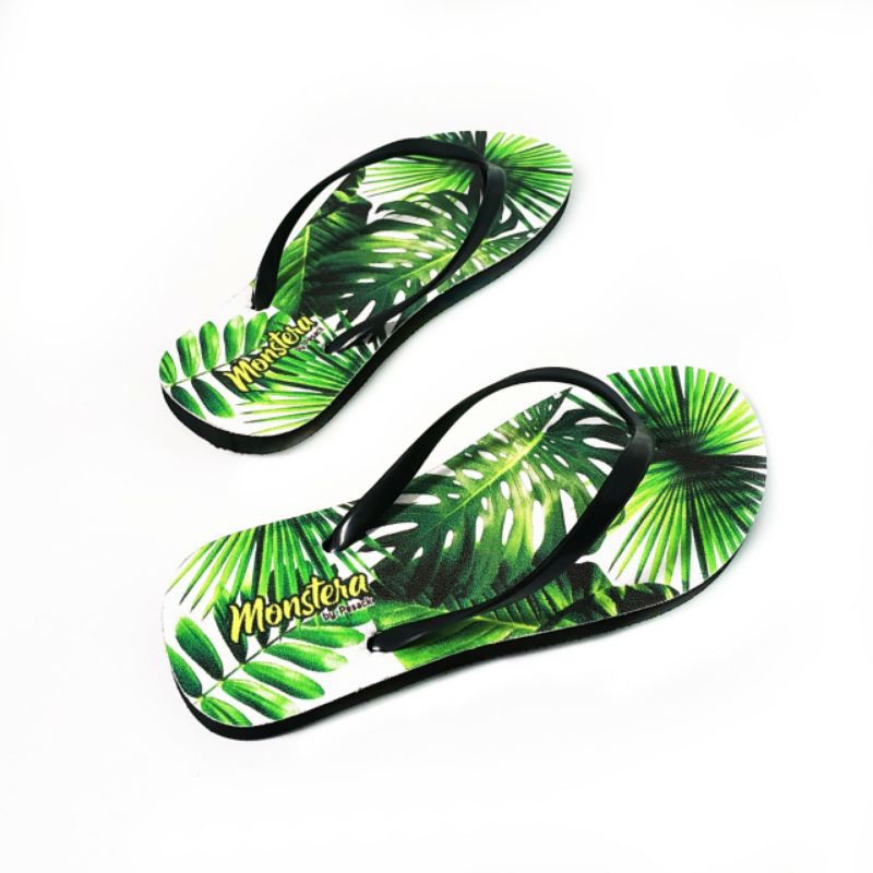 Sandal Monstera Sendal Jepit Wanita