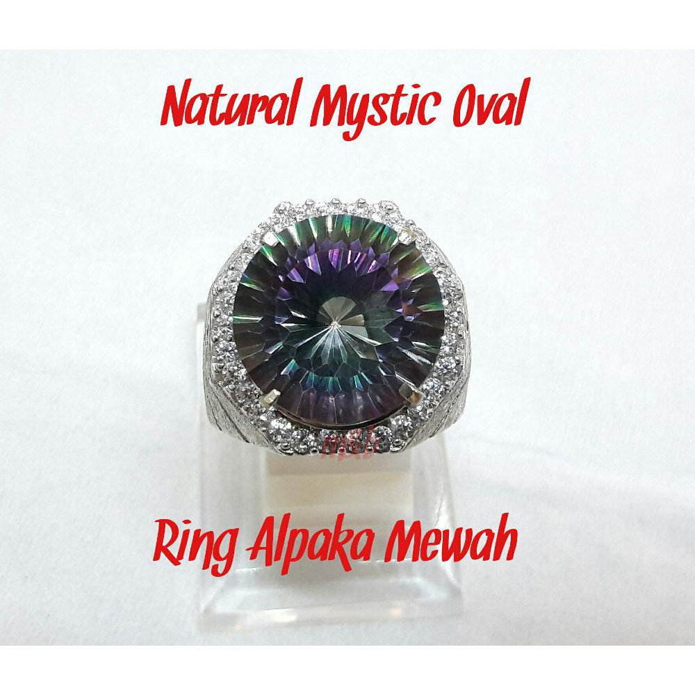 CINCIN SUPER MEWAH & GLAMOUR NATURAL MYSTIQUE QUARTZ OVAL SUPER HQ