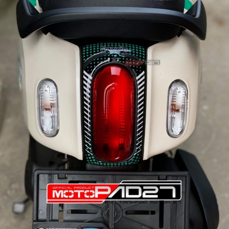 Motopad27 Stiker Fazzio 125 Resin timbul Cover List Lampu belakang Aksesoris Yamaha Fazzio 125 2022