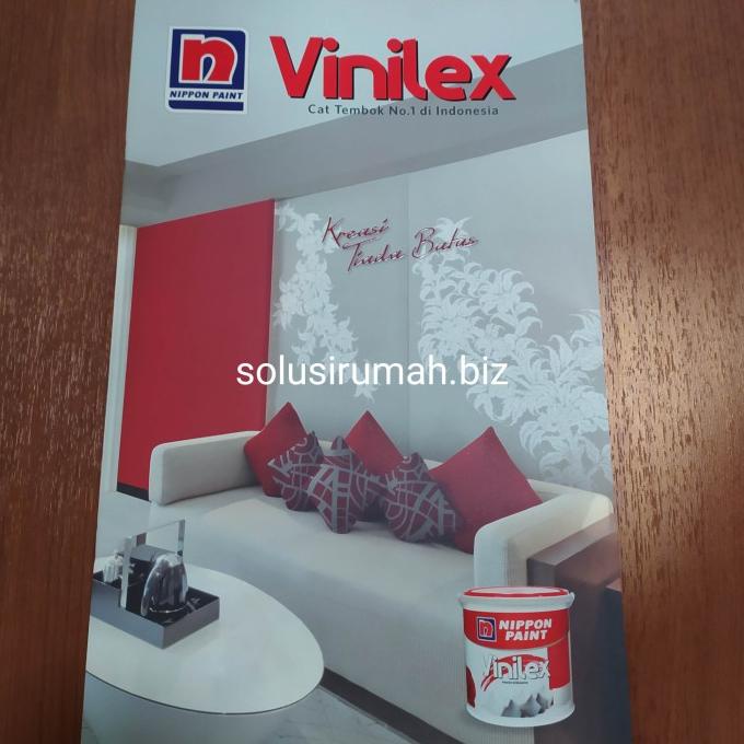 /////] KATALOG CAT NIPPON PAINT VINILEX CAT TEMBOK 8HAL A4 KARTU WARNA COLOR