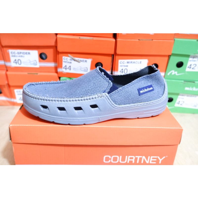 (BISA COD) Sepatu slip on pria mickelson courtney vacation of