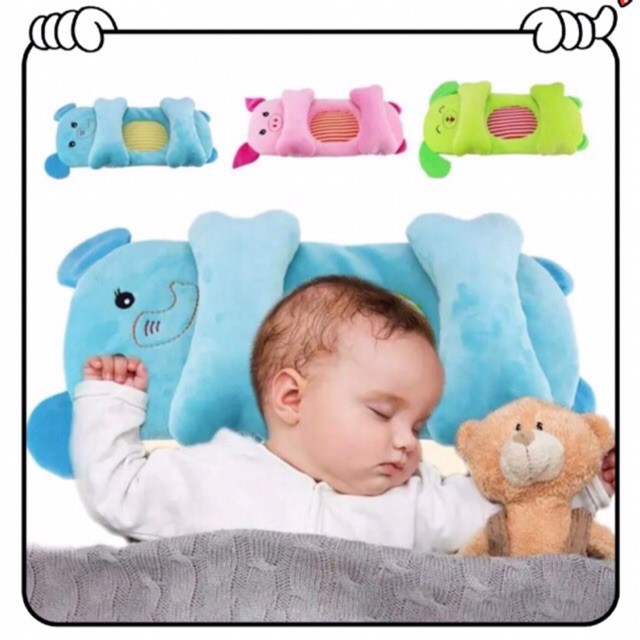 PMN1061 Bantal Tidur Bayi Bentuk Hewan Bantal Tidur Bayi