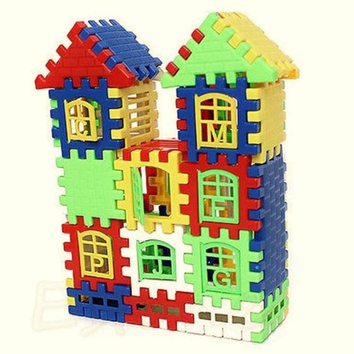 Mainan Bongkar Pasang Funny Block Rumah House Block