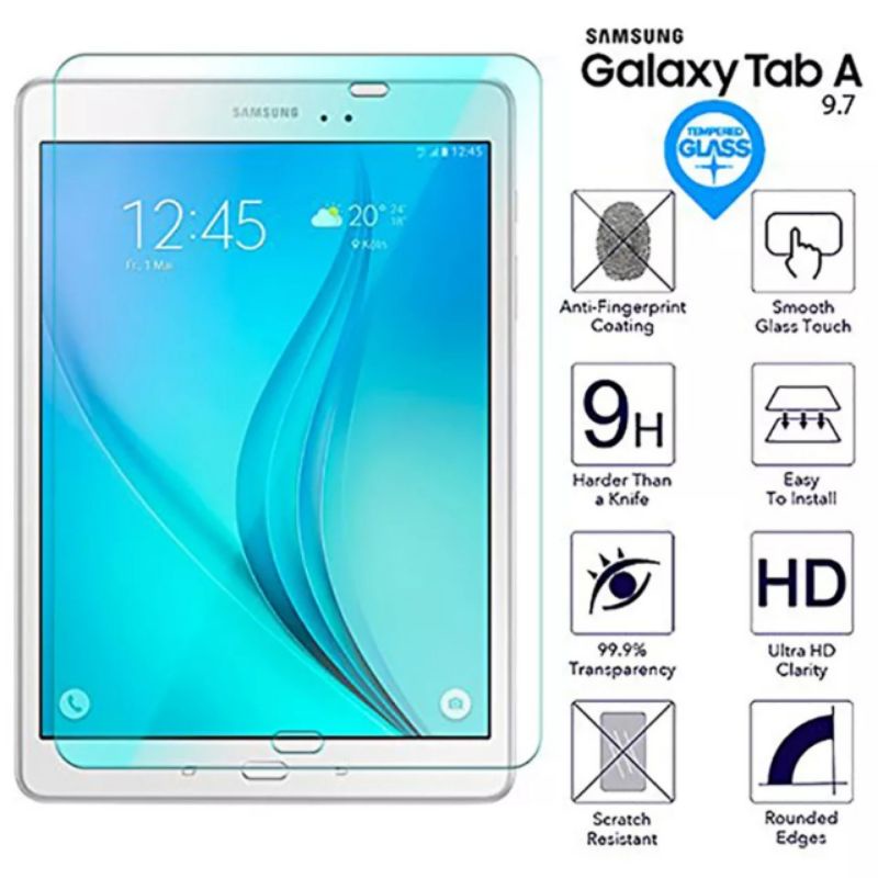 Tempered glass Samsung Galaxy Tab S3 9.7 T820 T825 Antigores Screen Guard protector TG Bening Transparan kaca Antiblue Light Ceramic film Pelindung Layar SM-T820 SM-T825 SM-T825Y