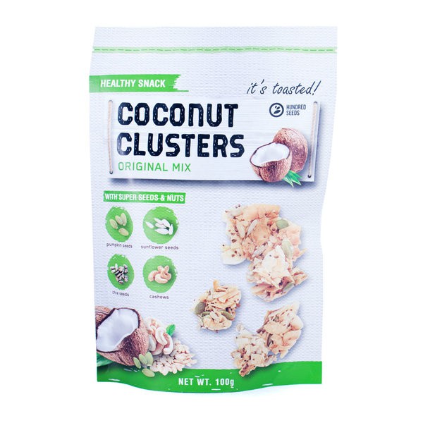 

HEALTHY SNACKS Coconut Clusters Original Mix 100g - Kacang Campuran