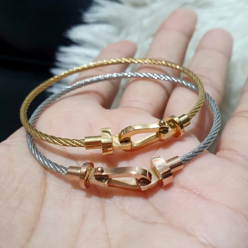 Gelang Titanium Asli Anti karat anti alergi stainless steel anti karat anti alergi Premium anti karat Bracelet titanium ori gtt-01