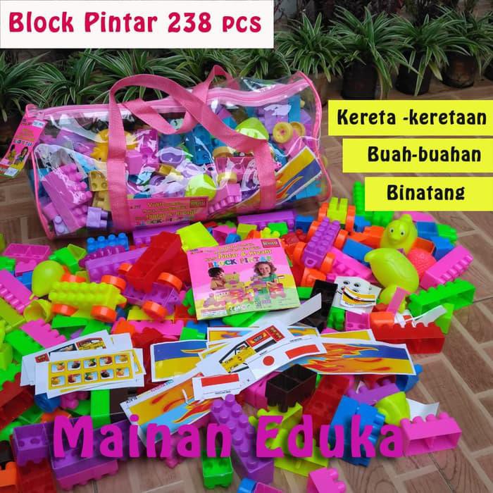 Block Pintar Lego Duplo Tas isi 238pcs