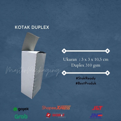 

Kardus Packaging Karton Duplex 310gsm Uk 3x3x10.5 Polos