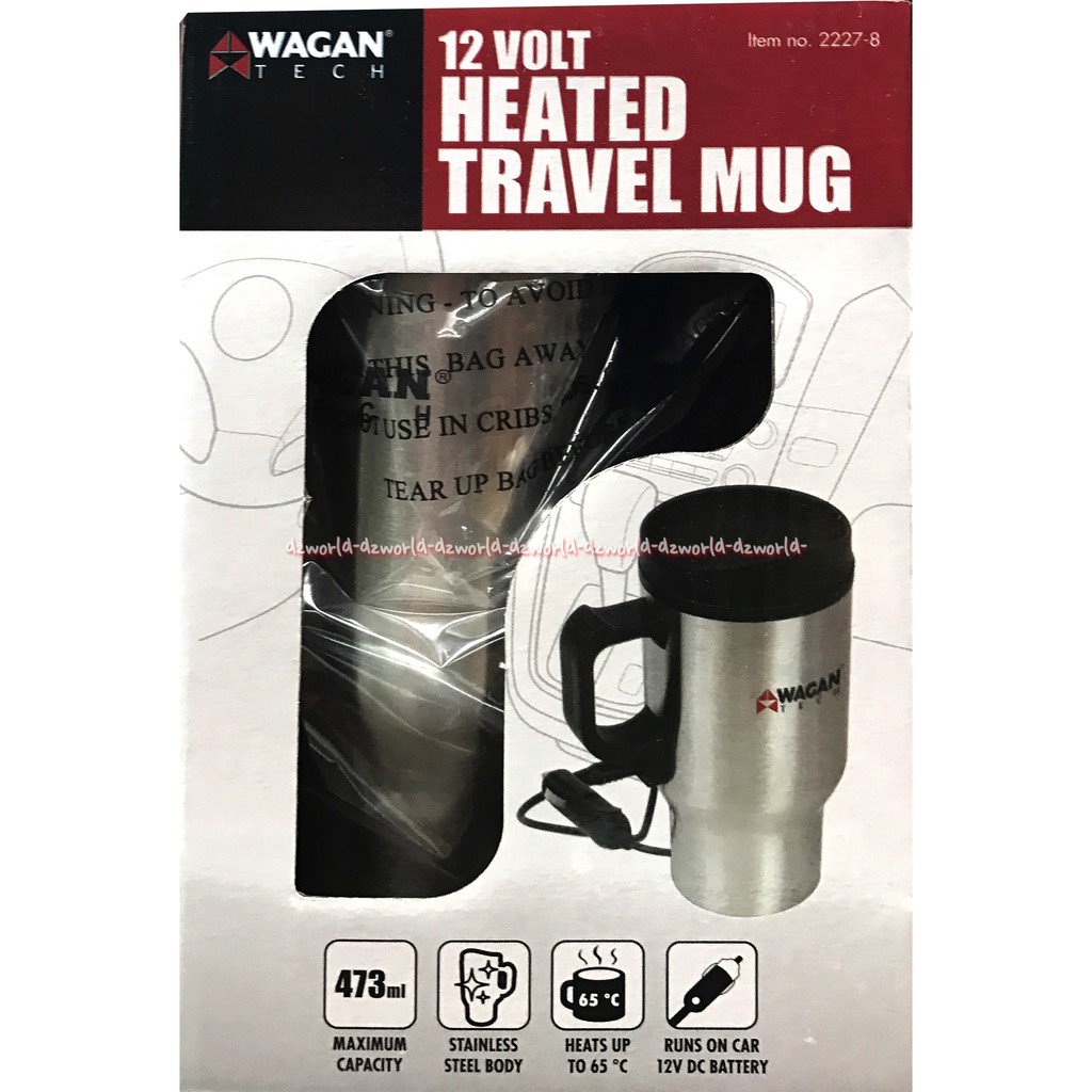 Wagan Travel Mug Tempat Menjaga Air Tetap Panas Muk Gelas Termos Cup