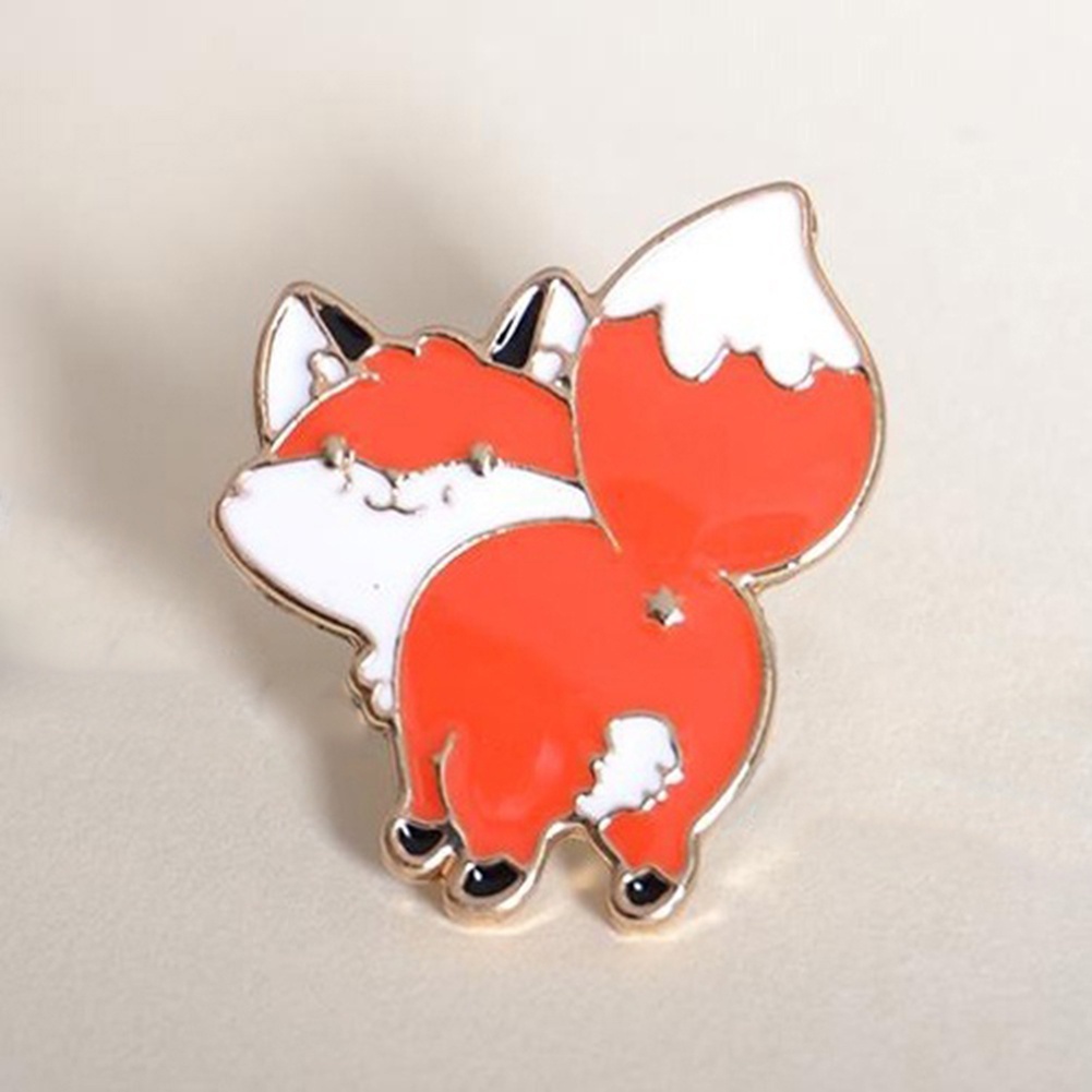 1 Pc Bros Pin Enamel Bentuk Hewan Panda Anjing Babi Untuk Unisex