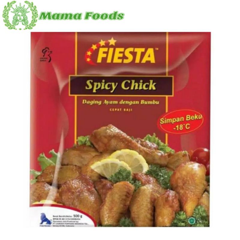 

Spicy Chick Fiesta 500gr Olahan Daging Ayam Bumbu Pedas Chicken Grosir