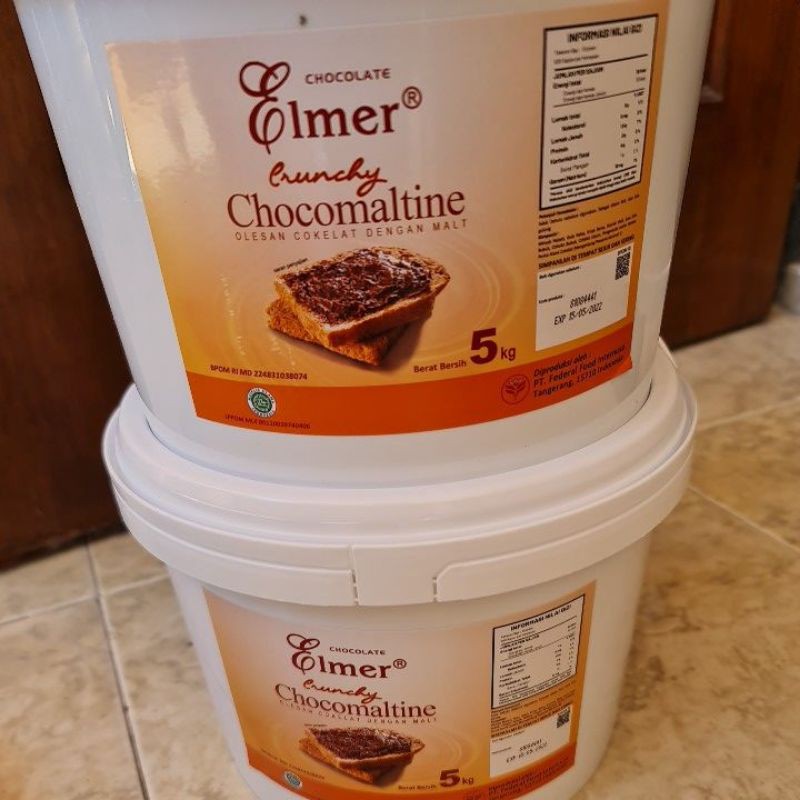 

1 pail ELMER CHOCOMALTINE Olesan Cokelat dengan Malt