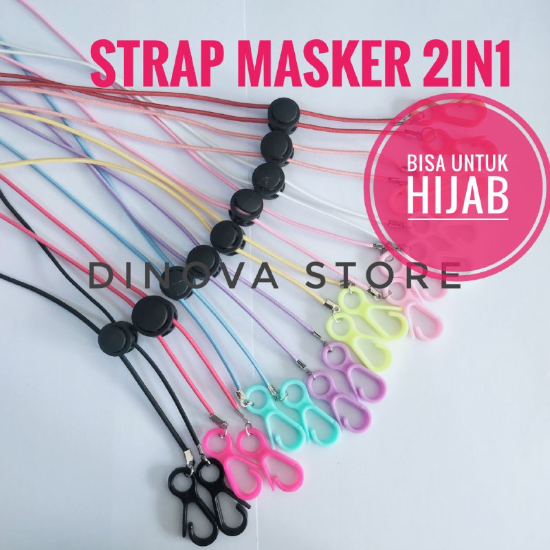 strap masker polos KAIT LOBSTER/strap mask/strap makser/pengait masker