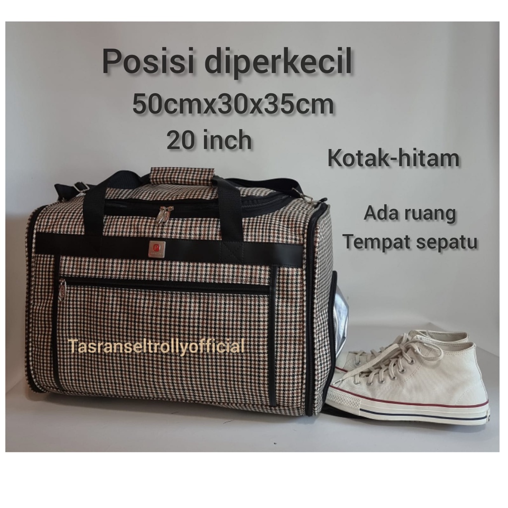 Tas Pakaian Travel Bag Polo Interclub 70x30x35 ukuran Jumbo 100%original