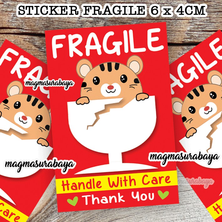 Jual Sticker stiker fragile kitty magma surabaya Indonesia|Shopee Indonesia