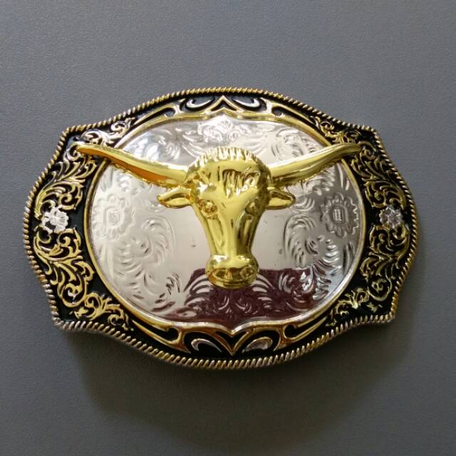 Kepala Gesper Buckle Bakel Belt Ikat Pinggang Cowboy Koboi Western
