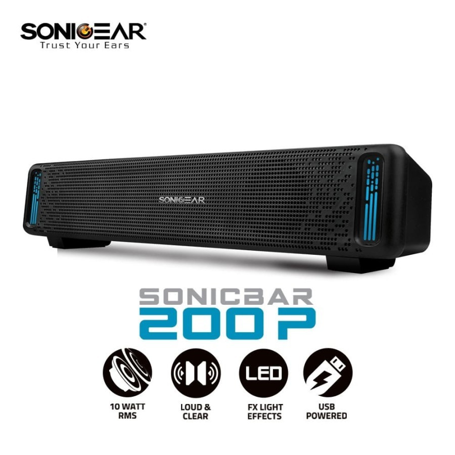 Speaker SonicGear Sonicbar 200-P &amp; Sonic BT X AMP Bluetooth ...