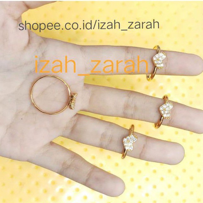 Cincin Xuping/cincin Xuping model love permata