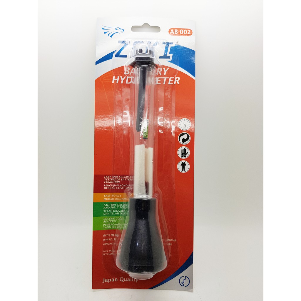 Battery Hydrometer / tester aki Merk ZEKI