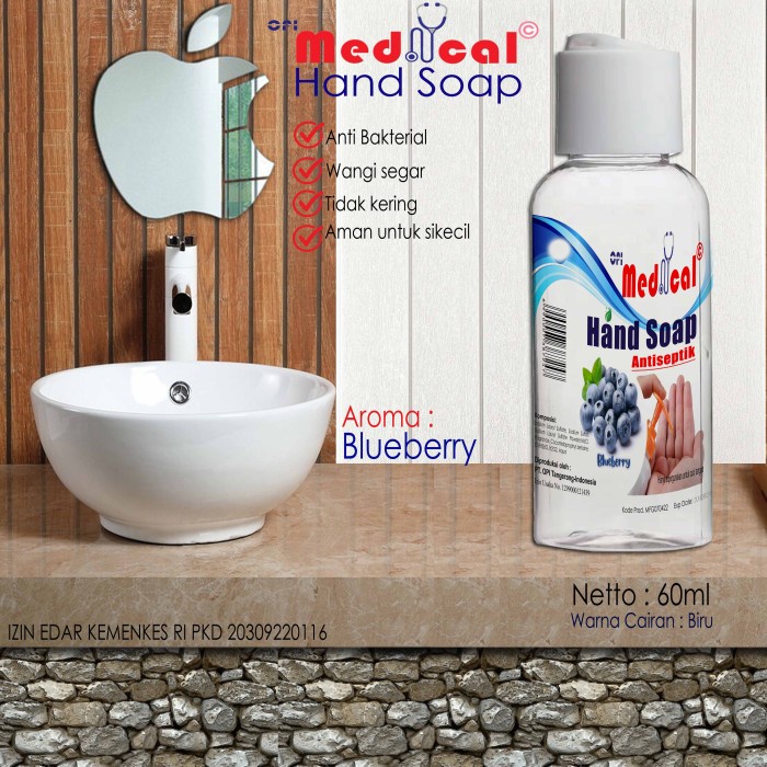 Hand soap 60ml - 1 Liter 7 varian wangi segar OPI medical New Formula OPI sudah ada izin edar resmi by Oke sabun suplayer