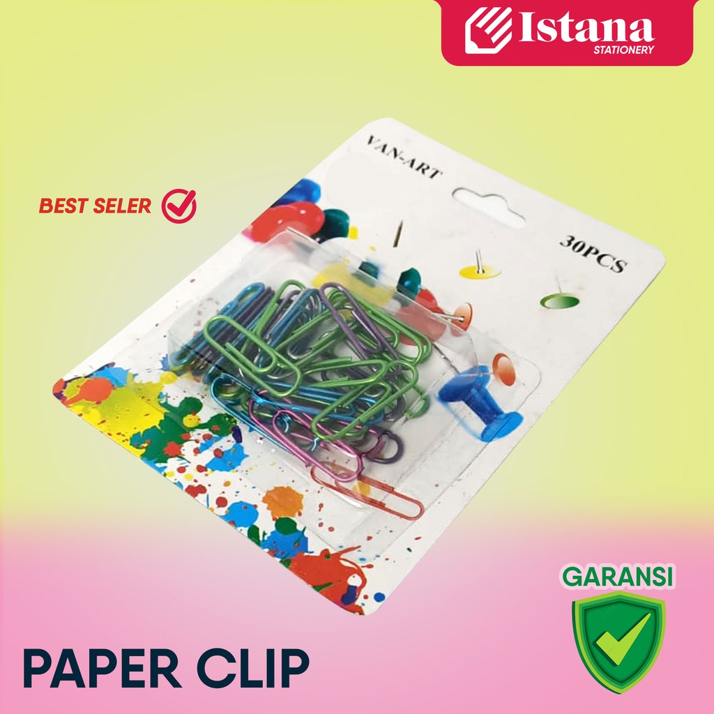 

[TERLARIS] PAPER CLIP / KLIP PENJEPIT KERTAS WARNA
